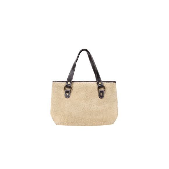 CELINE Beige Suede Tote Bag A-A35455 - Picture 1 of 1